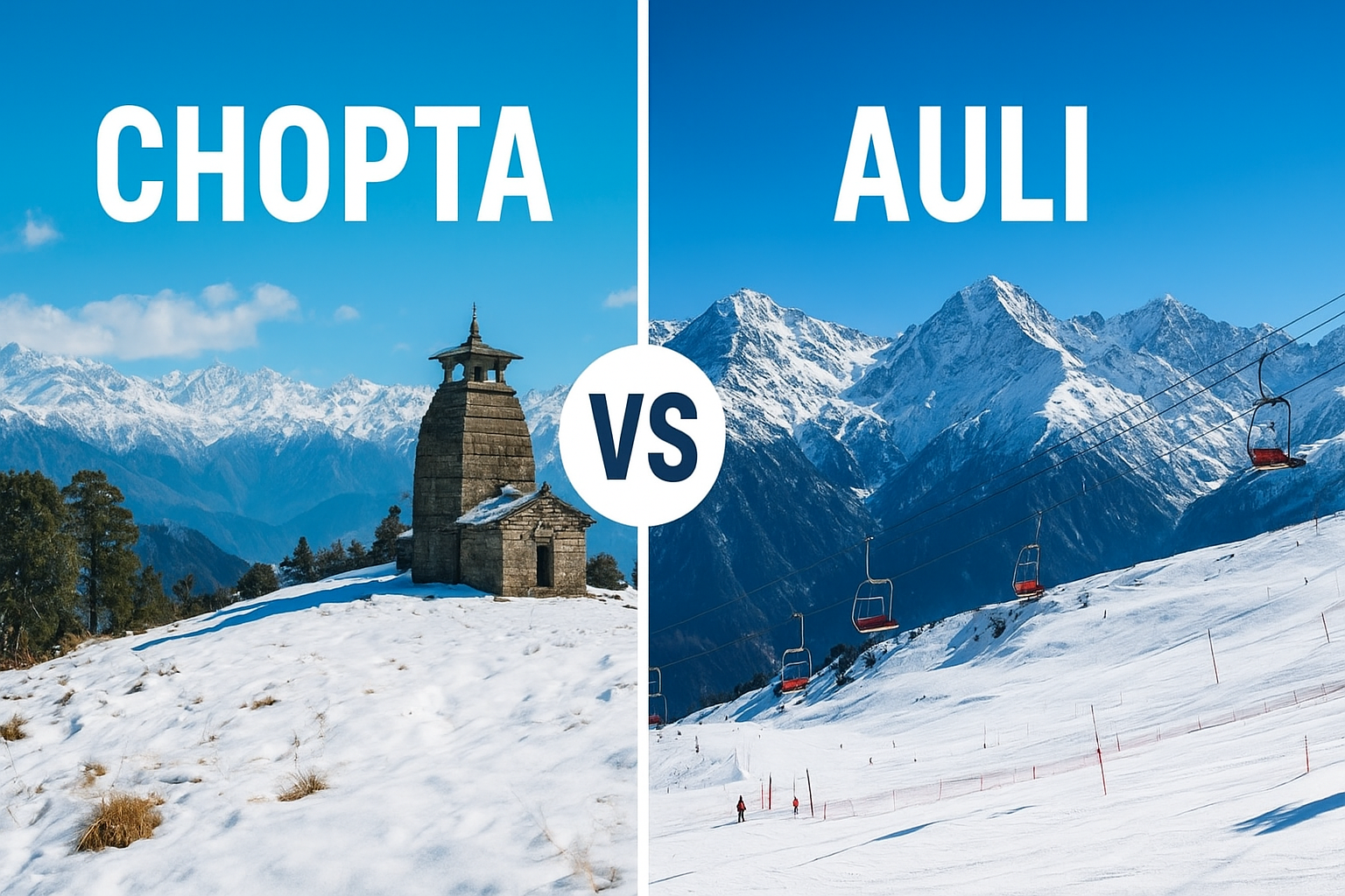chopta auli tour package